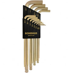 Bondhus - Hex Key Sets Tool Type: Hex Handle Type: L-Key Long Arm - Exact Tooling
