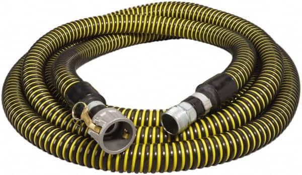 Alliance Hose & Rubber - -40 to 140°F, 2" Inside x 2.76" Outside Diam, Polyethylene Liquid Suction & Discharge Hose - Exact Tooling