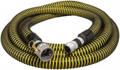 Alliance Hose & Rubber - -40 to 140°F, 1-1/2" Inside x 2.17" Outside Diam, Polyethylene Liquid Suction & Discharge Hose - Exact Tooling