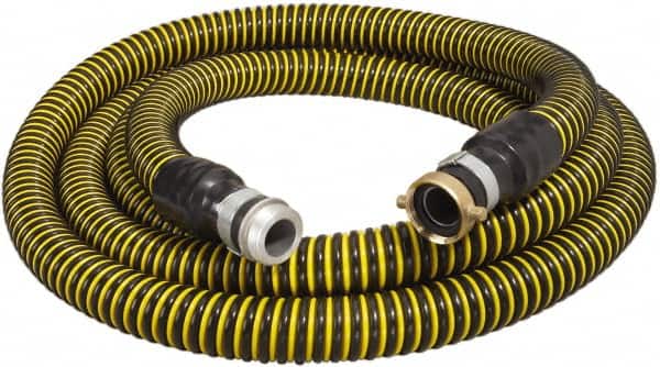 Alliance Hose & Rubber - -40 to 140°F, 2" Inside x 2.76" Outside Diam, Polyethylene Liquid Suction & Discharge Hose - Exact Tooling