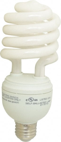 Value Collection - 32 Watt Fluorescent Residential/Office Medium Screw Lamp - 4,100°K Color Temp, 2,000 Lumens, T4, 10,000 hr Avg Life - Exact Tooling