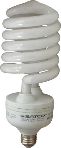 Value Collection - 65 Watt Fluorescent Residential/Office Medium Screw Lamp - 2,700°K Color Temp, 4,300 Lumens, T5, 10,000 hr Avg Life - Exact Tooling