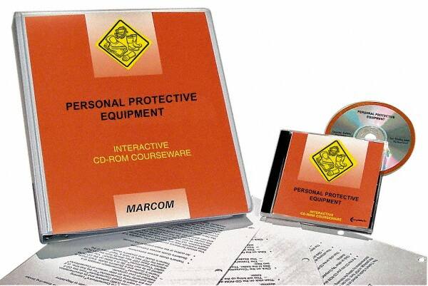 Marcom - Personal Protective Equipment, Multimedia Training Kit - 45 min Run Time CD-ROM, English & Spanish - Exact Tooling