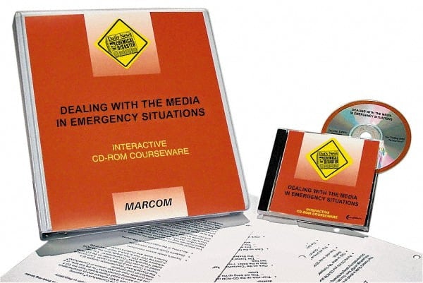 Marcom - Dealing with the Media in Emergency Situations, Multimedia Training Kit - 45 min Run Time CD-ROM, English & Spanish - Exact Tooling