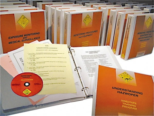 Marcom - All HAZWOPER Series Courses, Multimedia Training Kit - 45 min Run Time CD-ROM, 23 Courses, English & Spanish - Exact Tooling
