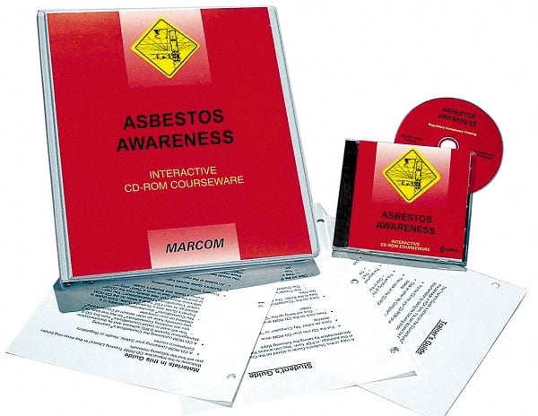 Marcom - Asbestos Awareness, Multimedia Training Kit - 45 min Run Time CD-ROM, English & Spanish - Exact Tooling