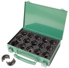 Greenlee - 8 AWG - 2/0 AWG Crimping Die Set - Use with Mfr's # EK410L11 - Exact Tooling