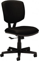 Hon - 40" High Task Chair - 25-3/4" Wide x 25-3/4" Deep, 100% Polyester Seat, Black - Exact Tooling