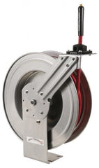PRO-SOURCE - 50' Spring Retractable Hose Reel - 300 psi, Hose Included - Exact Tooling