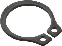 Value Collection - 0.352" Groove Diam, 3/8" Shaft Diam, Phosphate Spring Steel, Snap External Retaining Rings - 0.029" Groove Width, 0.025" Ring Thickness - Exact Tooling