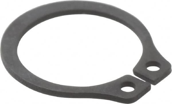 Value Collection - 0.382" Groove Diam, 13/32" Shaft Diam, Phosphate Spring Steel, Snap External Retaining Rings - 0.029" Groove Width, 0.025" Ring Thickness - Exact Tooling