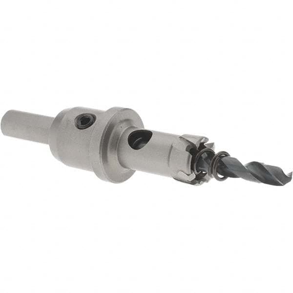 Value Collection - 5/8" Diam, 1" Cutting Depth, Hole Saw - Carbide-Tipped Saw - Exact Tooling