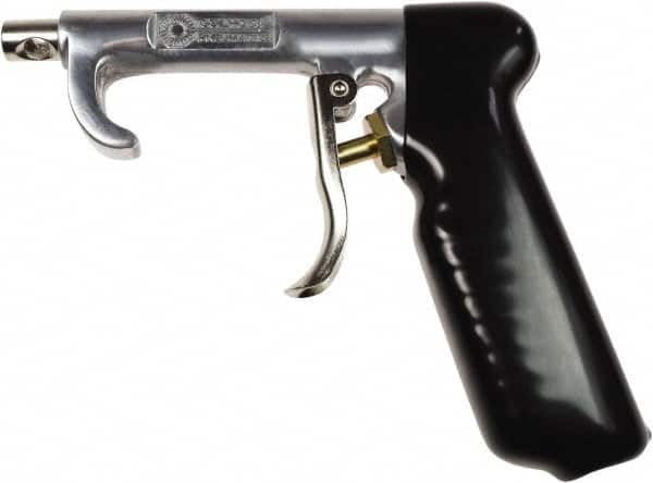 Coilhose Pneumatics - Standard Safety Pistol Grip Blow Gun - 1/4 NPT, 5" Tube Length, Aluminum - Exact Tooling