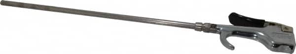 Coilhose Pneumatics - Safety Extension Tube Thumb Lever Blow Gun - 1/4 NPT, 12" Tube Length - Exact Tooling