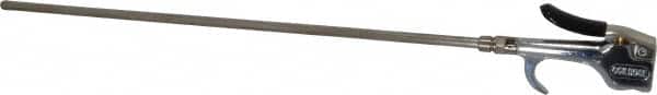Coilhose Pneumatics - Safety Extension Tube Thumb Lever Blow Gun - 1/4 NPT, 16" Tube Length - Exact Tooling