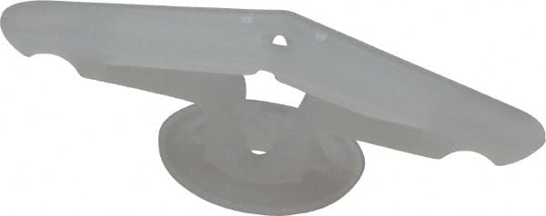 Toggler - #8 to 12 Screw, 5/16" Diam, 1" Long, 1/8 to 1/4" Thick, Plastic Toggle Drywall & Hollow Wall Anchor - 5/16" Drill, Plastic, Use in Hollow Door - Exact Tooling