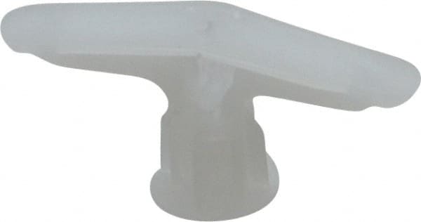 Toggler - #6 to 14 Screw, 5/16" Diam, 1-1/2" Long, 5/8 to 3/4" Thick, Plastic Toggle Drywall & Hollow Wall Anchor - 5/16" Drill, Plastic, Use in Drywall - Exact Tooling