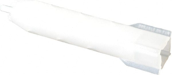 Toggler - 3/8" Diam, 3/8" Drill, 1-7/8" OAL, 1-1/8" Min Embedment Plug Concrete Anchor - Plastic, Flat Head - Exact Tooling