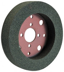 Norton - 6" Diam, 4" Hole Size, 1-1/4" Overall Thickness, 60 Grit, Type 2 Tool & Cutter Grinding Wheel - Medium Grade, Silicon Carbide, I Hardness, Vitrified Bond, 3,600 RPM - Exact Tooling