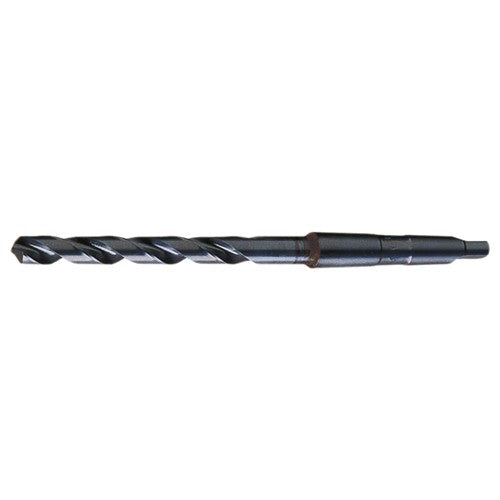 61/64 RHS / RHC HSS 118 Degree Radial Point General Purpose Taper Shank Drill - Steam Oxide - Exact Tooling