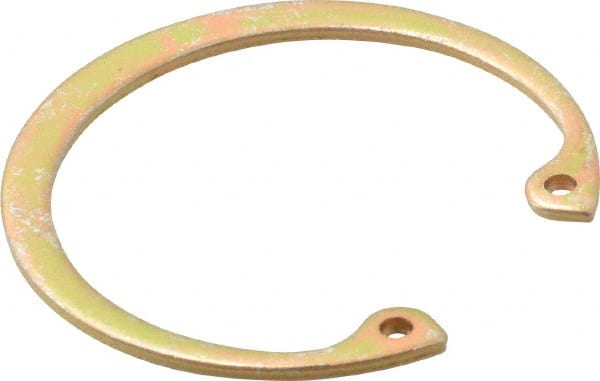 Rotor Clip - 0.062" Thick, Cadmium-Plated Finish, Steel Snap Internal Retaining Ring - 0.068" Groove Width, 0.05" Groove Depth, 1.725" Groove Diam, Grade 1060-1090 - Exact Tooling