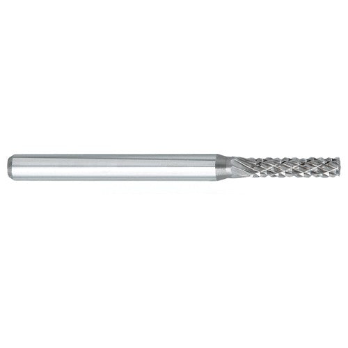 SA-41 -1.5mm × 6mm LOC × 6mm Shank × 50mm OAL Cylindrical Carbide Medium Tough Cut Burr - Exact Tooling