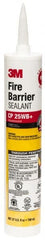 3M - 27 oz Cartridge Red Acrylic & Latex Joint Sealant - -20 to 180°F Operating Temp, 10 min Tack Free Dry Time, Series CP 25WB - Exact Tooling
