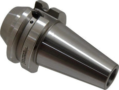 Accupro - BT40 Taper Shank 5/8" Hole End Mill Holder/Adapter - 1-21/32" Nose Diam, 1.75" Projection, M16x2.0 Drawbar, Through-Spindle & DIN Flange Coolant - Exact Tooling