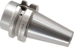 Accupro - BT40 Taper Shank 3/4" Hole End Mill Holder/Adapter - 48mm Nose Diam, 1.75" Projection, M16x2.0 Drawbar, Through-Spindle & DIN Flange Coolant - Exact Tooling