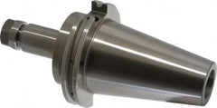 Accupro - 0.02" to 0.433" Capacity, 4.13" Projection, CAT50 Taper Shank, ER16 Collet Chuck - 0.0002" TIR, Through-Spindle & DIN Flange Coolant - Exact Tooling