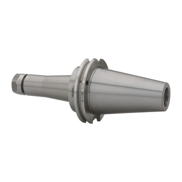 Accupro - 0.039" to 0.511" Capacity, 6" Projection, CAT50 Taper Shank, ER20 Collet Chuck - 0.0002" TIR, Through-Spindle & DIN Flange Coolant - Exact Tooling