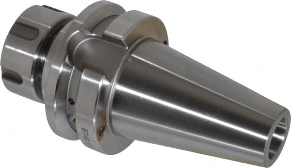 Accupro - 0.039" to 0.629" Capacity, 2-1/4" Projection, BT40 Taper Shank, ER25 Collet Chuck - 0.0002" TIR, Through-Spindle & DIN Flange Coolant - Exact Tooling