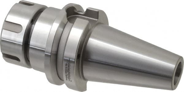 Accupro - 0.078" to 0.787" Capacity, 3.13" Projection, BT40 Taper Shank, ER32 Collet Chuck - 0.0002" TIR, Through-Spindle & DIN Flange Coolant - Exact Tooling