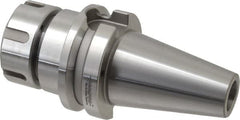 Accupro - 0.078" to 0.787" Capacity, 3.13" Projection, BT40 Taper Shank, ER32 Collet Chuck - 0.0002" TIR, Through-Spindle & DIN Flange Coolant - Exact Tooling