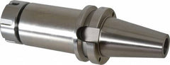 Accupro - 0.078" to 0.787" Capacity, 5" Projection, BT40 Taper Shank, ER32 Collet Chuck - 0.0002" TIR, Through-Spindle & DIN Flange Coolant - Exact Tooling