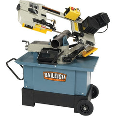 Baileigh - 7 x 10.23" Manual Combo Horizontal & Vertical Bandsaw - 1 Phase, 45° Vise Angle of Rotation, 1 hp, 110/220 Volts, Geared Head Drive - Exact Tooling