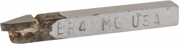 Accupro - 1/4 x 1/4" Shank, Offset Threading Single Point Tool Bit - ER-4, Grade Micrograin - Exact Tooling