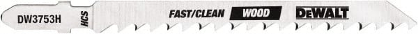DeWALT - Jig Saw Blades Blade Material: High Carbon Steel Blade Thickness (Decimal Inch): 0.0600 - Exact Tooling