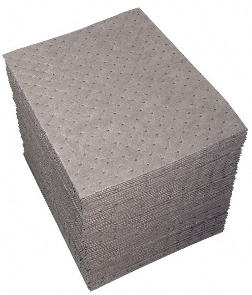 Brady SPC Sorbents - 19 Gal Capacity per Package, Universal Pad - 19" Long x 15" Wide, Polypropylene - Exact Tooling