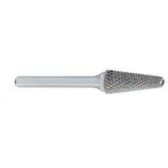 SL-1 -1/4 × 5/8 LOC × 1/4 Shank × 2 OAL 14 Degree Included Angle Carbide Medium Tough Cut Burr - Exact Tooling