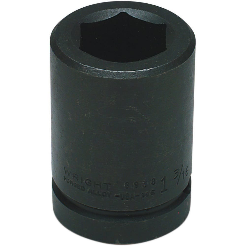 Wright Tool & Forge - Impact Sockets; Drive Size: 1 ; Size (Inch): 13/16 ; Type: Deep ; Style: Impact Socket ; Style: Impact Socket ; Style: Impact Socket - Exact Tooling