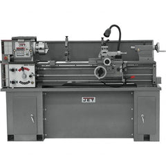 Jet - 13" Swing, 40" Between Centers, 230 Volt, Single Phase Bench Lathe - 5MT Taper, 2 hp, 60 to 1,240 RPM, 1-3/8" Bore Diam, 32" Deep x 45" High x 71" Long - Exact Tooling