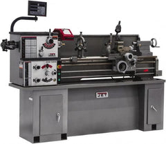 Jet - 13" Swing, 40" Between Centers, 230 Volt, Single Phase Bench Lathe - 5MT Taper, 2 hp, 70 to 2,000 RPM, 1-1/2" Bore Diam, 32" Deep x 47" High x 71" Long - Exact Tooling