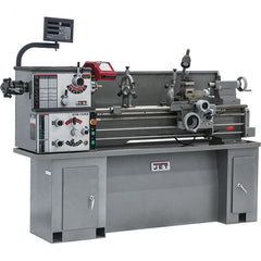 Jet - 13" Swing, 40" Between Centers, 230 Volt, Single Phase Bench Lathe - 5MT Taper, 2 hp, 70 to 2,000 RPM, 1-1/2" Bore Diam, 32" Deep x 47" High x 71" Long - Exact Tooling