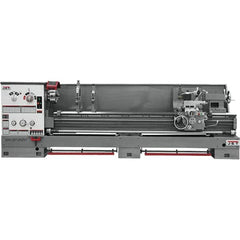 Jet - 26" Swing, 120" Between Centers, 230 Volt, Triple Phase Engine Lathe - 6MT Taper, 10 hp, 40 to 1,800 RPM, 4-1/8" Bore Diam, 46" Deep x 75" High x 182" Long - Exact Tooling