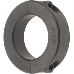Value Collection - 35mm Bore, Steel, Two Piece Shaft Collar - 2-1/4" Outside Diam - Exact Tooling