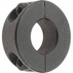 Value Collection - 14mm Bore, Steel, Two Piece Shaft Collar - 1-1/4" Outside Diam - Exact Tooling