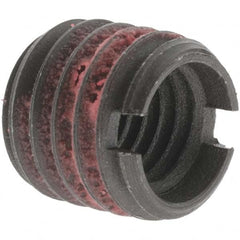 Value Collection - M10x1.50 Internal, 9/16-12 External, Metric Coarse, 0.515" Insert Length, Thread Locking Repair Inserts - Carbon Steel, Bright Finish, Use Tool 500-5 - Exact Tooling