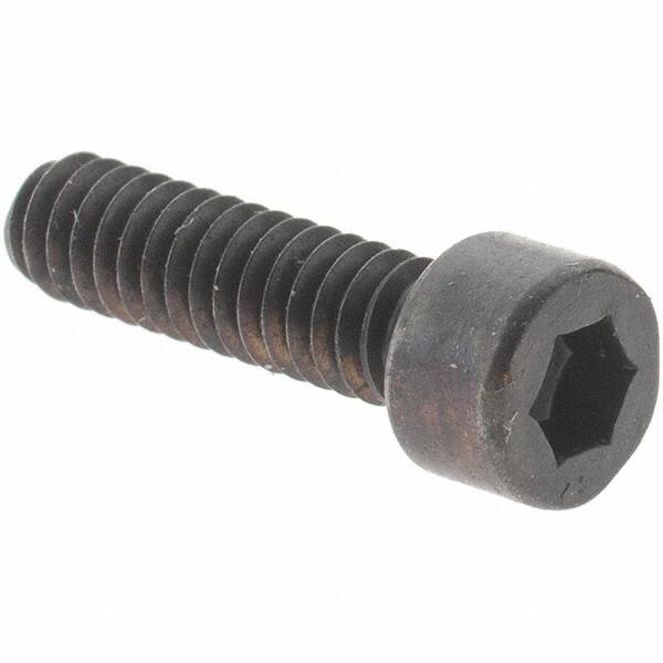 Value Collection - #3-48 UNC Hex Socket Drive, Socket Cap Screw - Alloy Steel, Black Oxide Finish, Fully Threaded, 3/8" Length Under Head - Exact Tooling