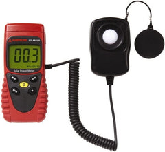 Amprobe - 2,000 W/m2, 634BTU / (ft2xh), 9 Volt Battery, LCD Display Solar Power Meter - Exact Tooling